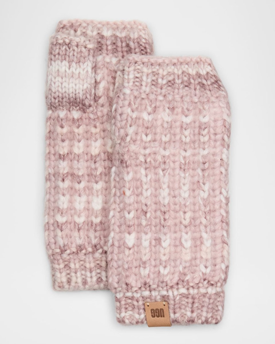 Chunky Space Dye Fingerless Gloves